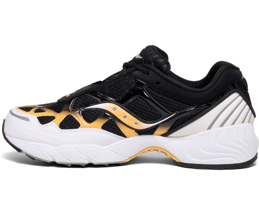 Saucony Grid Web Women's Originals White / Black / Yellow | AU 003EBCX